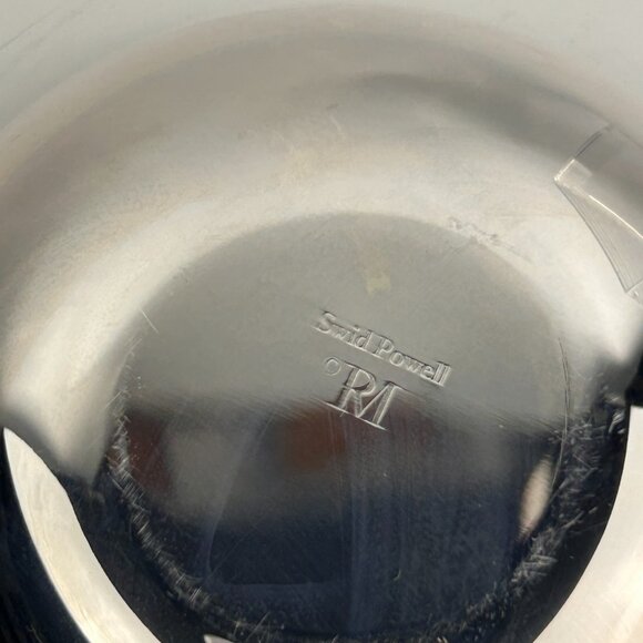 Skyscraper Design Bowl by Richard Meier for Swid Powell Silverplated 1980s 6" - Picture 9 of 16